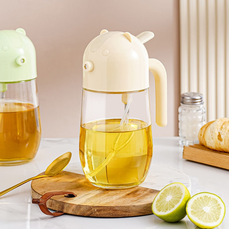 Premium 2-in-1 Oil Spray Bottle for Cooking