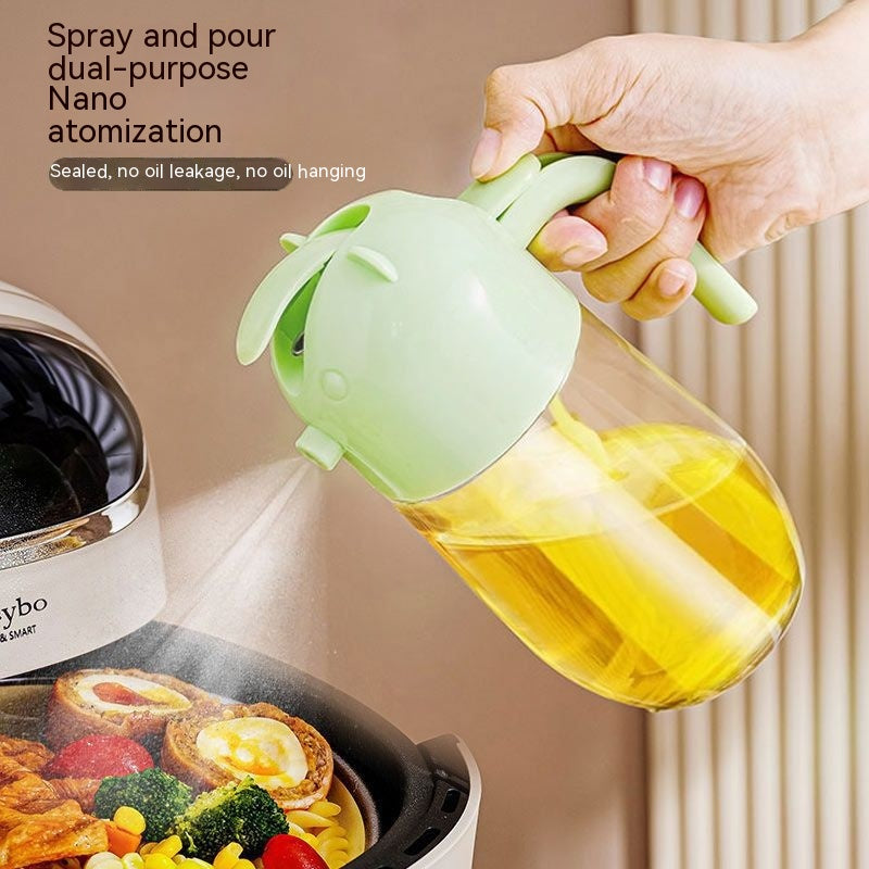 Premium 2-in-1 Oil Spray Bottle for Cooking