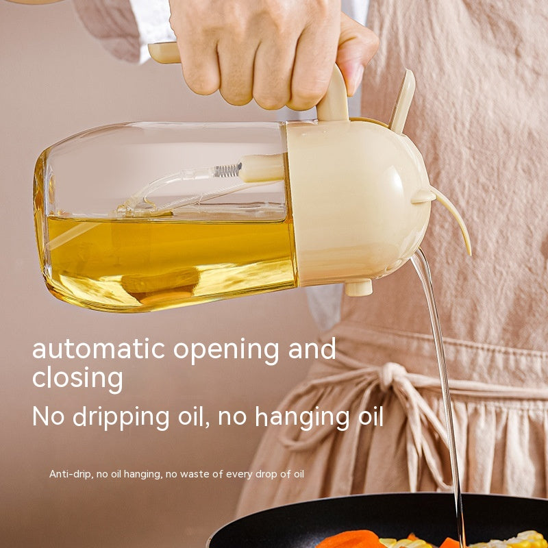 Premium 2-in-1 Oil Spray Bottle for Cooking