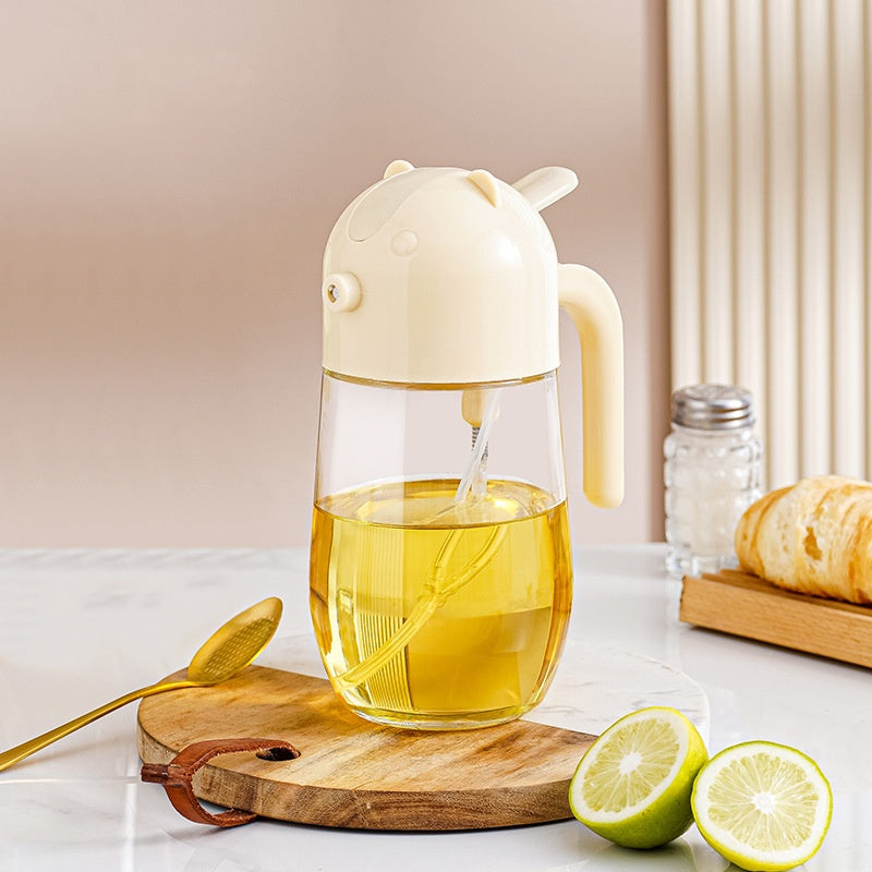 Premium 2-in-1 Oil Spray Bottle for Cooking
