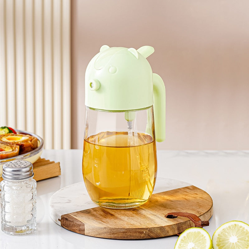 Premium 2-in-1 Oil Spray Bottle for Cooking