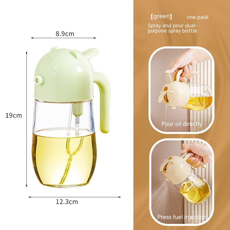Premium 2-in-1 Oil Spray Bottle for Cooking