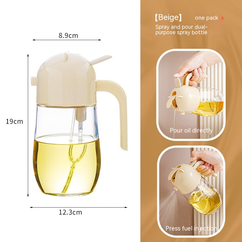 Premium 2-in-1 Oil Spray Bottle for Cooking